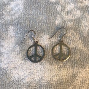 Peace earrings and peace necklace.